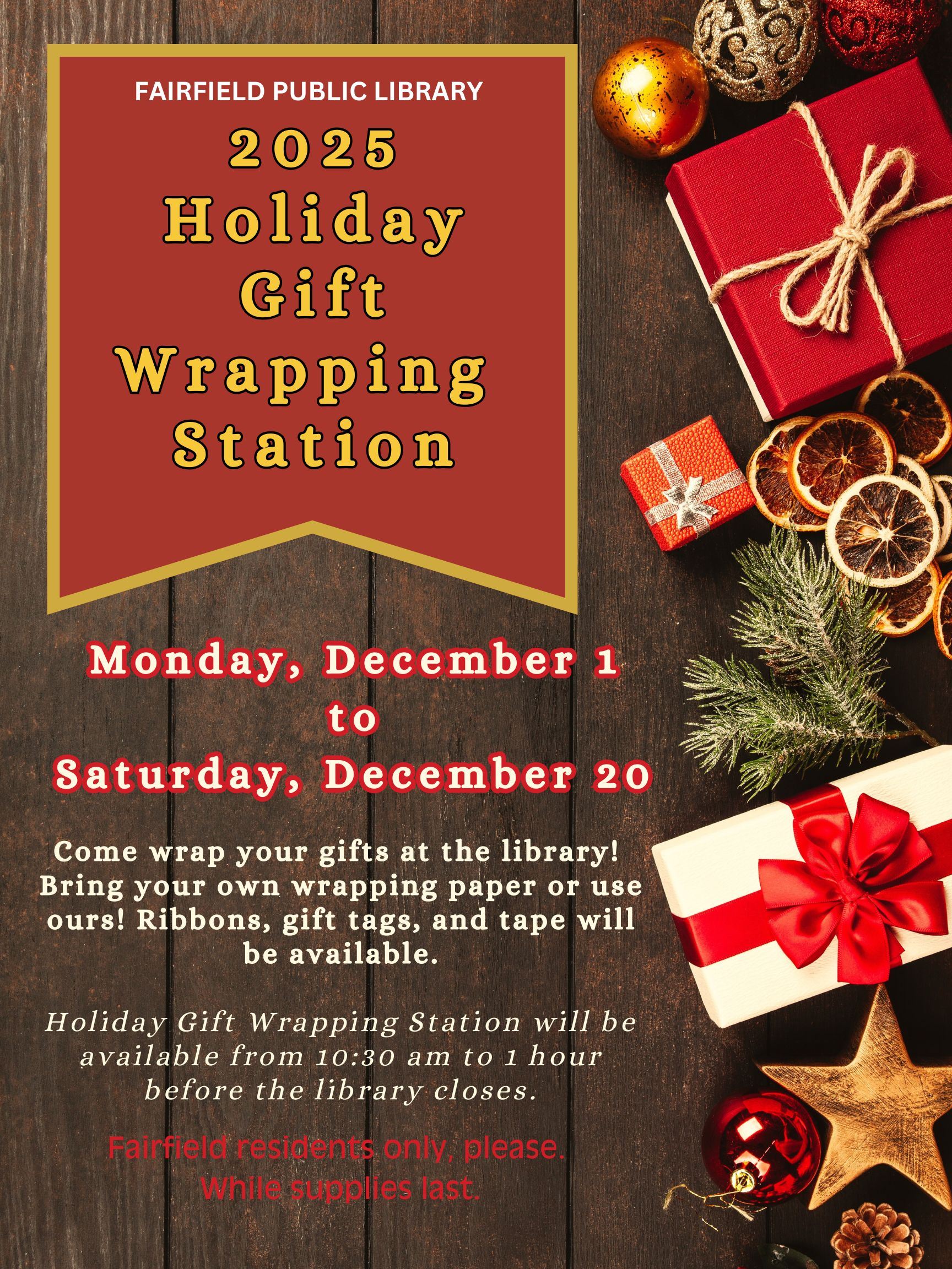 DRAFT_ 2025 Holiday Gift Wrapping Station