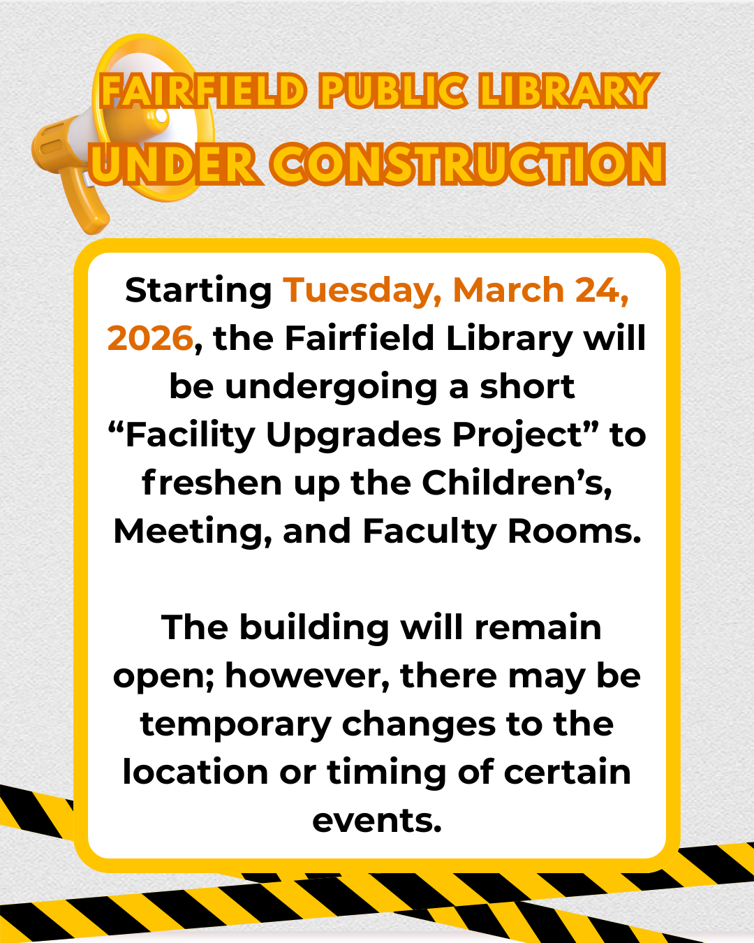 Facility Upgrades Proj 2026